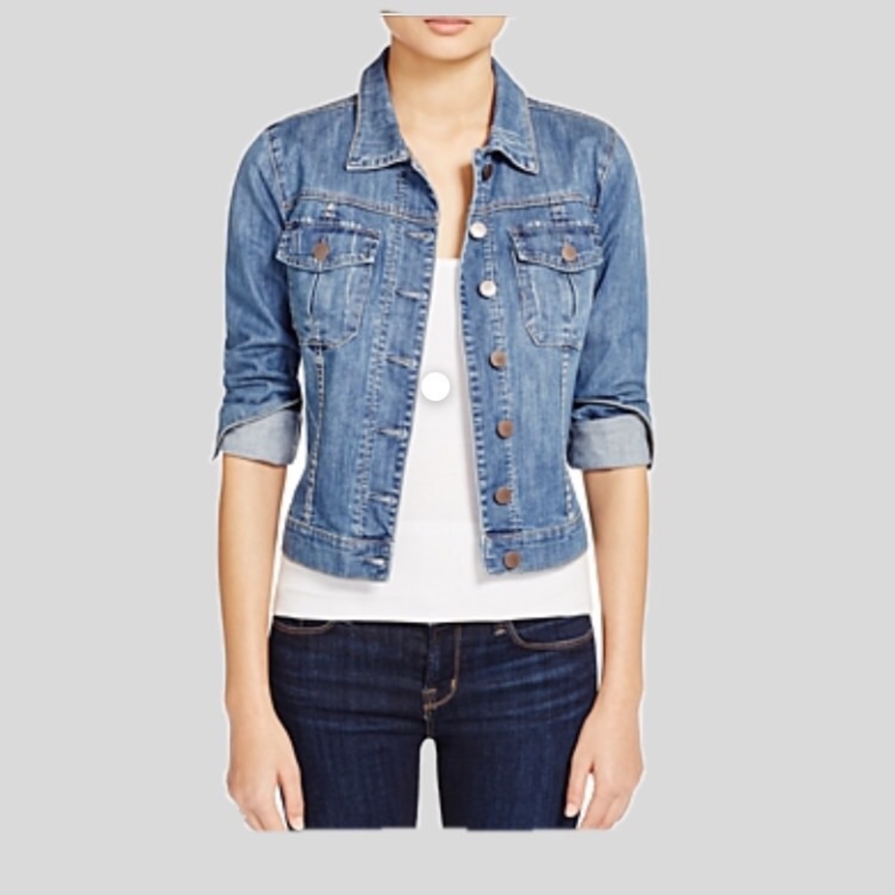 Kut from the Kloth Distressed Jean Jacket